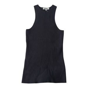 NWT! Madewell Tank Top Womens XXS Black Ribbed Stretch Knit Fitted